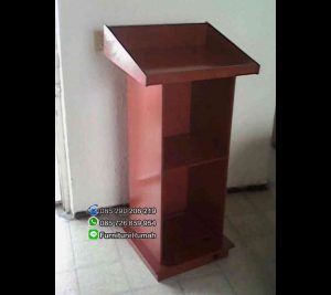 Podium Mimbar Minimalis Kayu Solid FK-PM 122