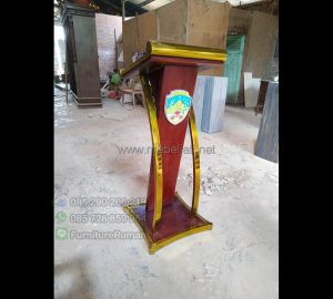 Mimbar Gereja Akrilik Furniture Stock Kode MJ PM 176