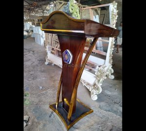 Mimbar Kristen Minimalis Asli Furniture Jepara MJ PM 335