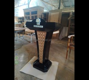 Ukiran Mimbar Masjid Furniture Best Seller MJ PM 211